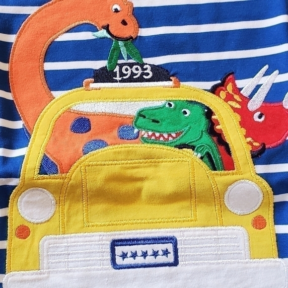 Summer Bundle 4 Embroidered T-Shirts Zoo Animals Boutique - Picture 8 of 12